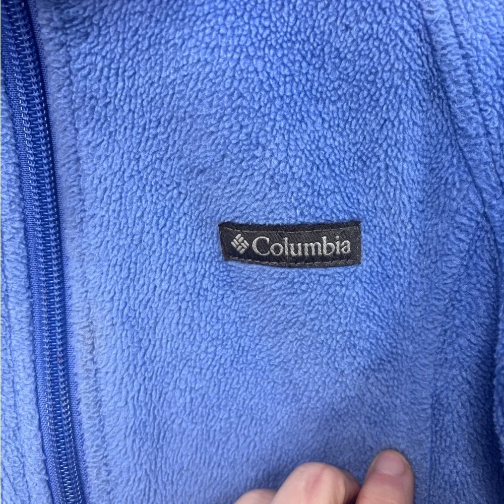 Columbia Soft Blue Kids' 4T Fleece Jacket in EUC